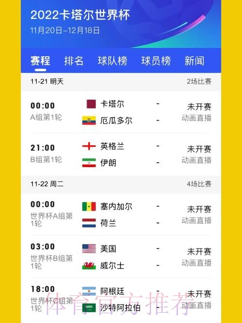 世界杯排名几点开始 世界杯排名几点开始